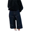 'DRAGON' DENIM JORTS